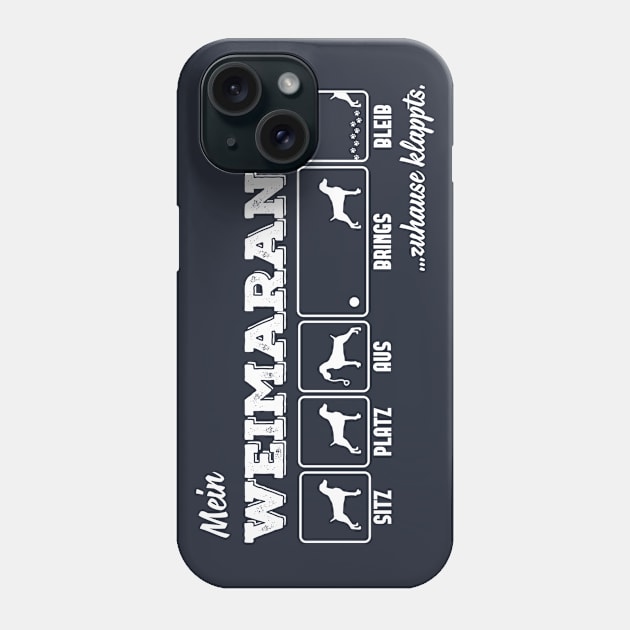 Weimaraner Phone Case by nektarinchen