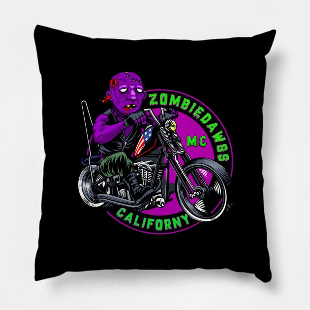 CHOPPER 5 (Zombie 2) Pillow by GardenOfNightmares