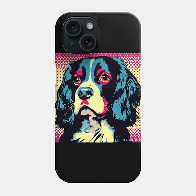 Tri Colour Spaniel Phone Case by Sketchy