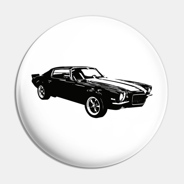 1970 Chevy Camaro Pin by GrizzlyVisionStudio