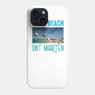 Maho beach, Sint Maarten Phone Case