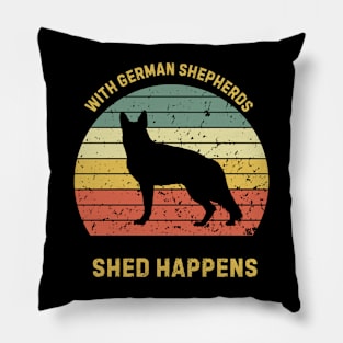 GSD Shed Happens Pillow