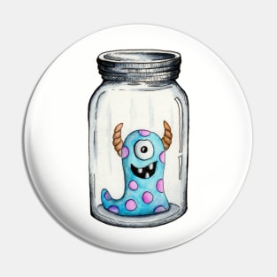 Monster in a Jar Pin