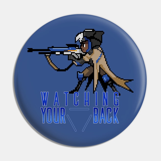 Overwatch - 16-Bit Ana Quote Pin by wyckedguitarist