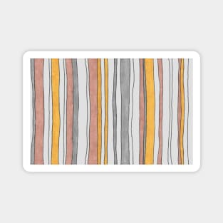 Hand drawn stripes Magnet