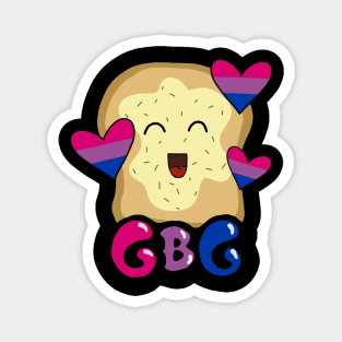 Garlic Bread Gang Bisexual Pride Magnet