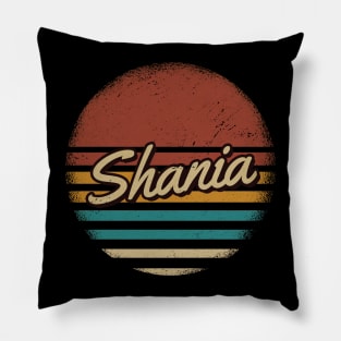 Shania Vintage Text Pillow