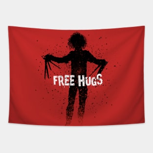 Scissorhands Free hugs Tapestry