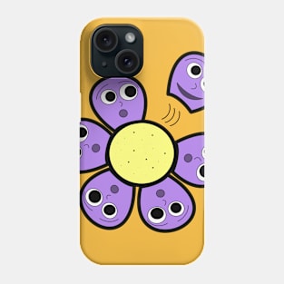 Runaway flower pedal Phone Case