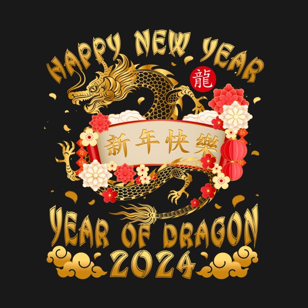 Year of Dragon 2024 Happy new year by drreamweaverx