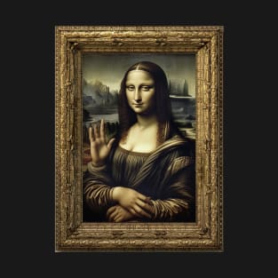 Impeccable Likeness AI Generated Mona Lisa T-Shirt