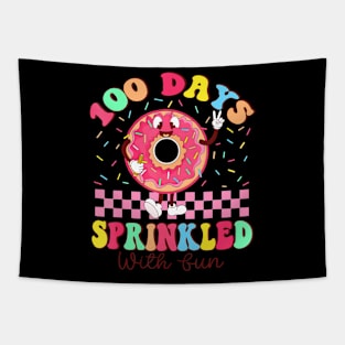 100 Days Sprinkled With Fun Donut 100Th Day School Teacher Tapestry