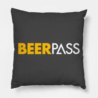 Ask Me About Free Beer Front / BeerPass Back Pillow