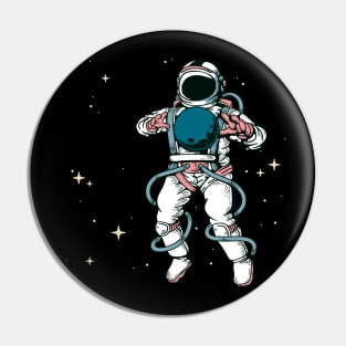 astronaut in space holding planet with stars astronaut lover Pin