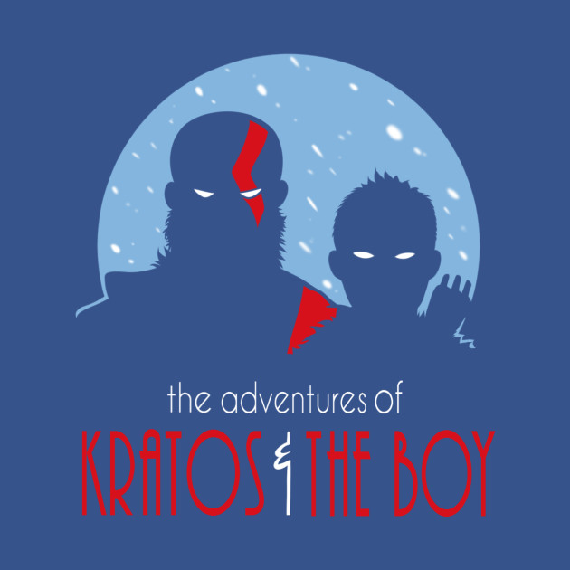 Discover The Animated Adventures of Kratos & The Boy - God Of War 4 - T-Shirt