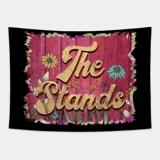 Classic Stands Personalized Flowers Proud Name Tapestry