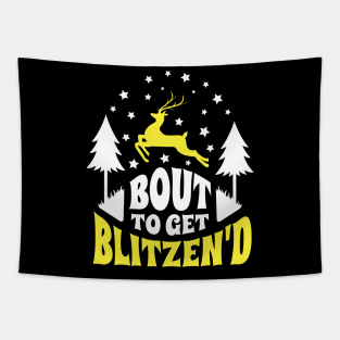 Christmas blitzen quote Tapestry