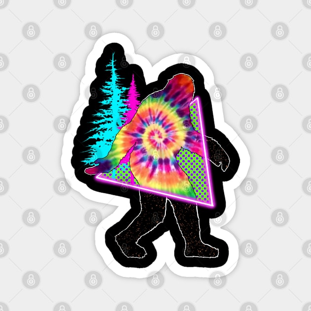 Bigfoot trip Magnet by Jakoboc art