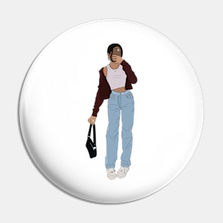 Fashion girl 2 Pin