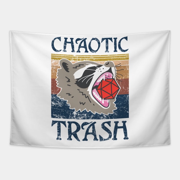 RACCOON CHAOTIC TRASH Tapestry by Madelyn_Frere