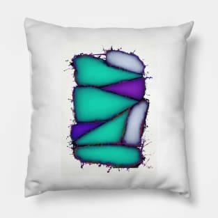 Crushed turquoise Pillow