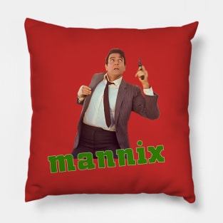 Mannix - Mike Connors - 60s Cop Show Pillow