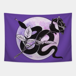 Cosmic Snake and Rose Tapestry