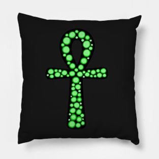 The Ankh green Pillow