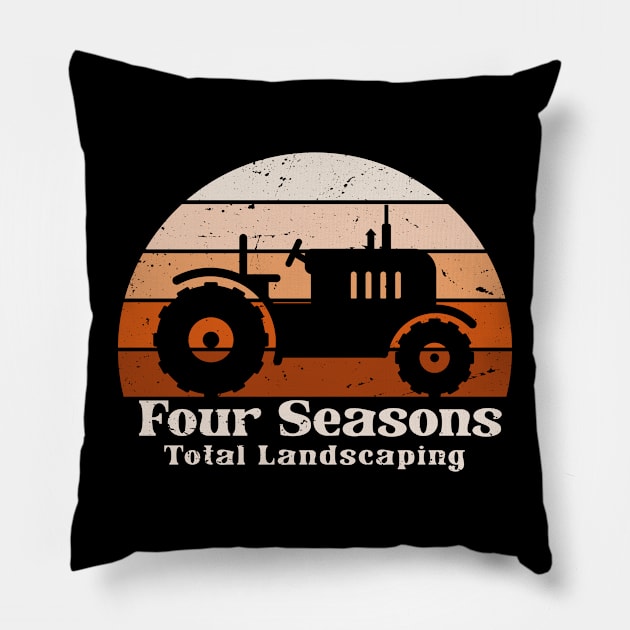 Four Seasons Total Landscaping Pillow by Pablo_jkson