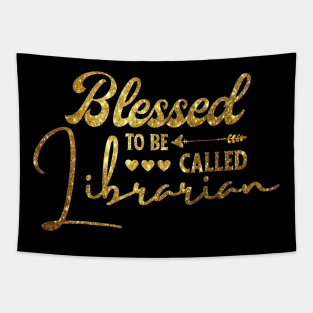 Blessed To Be Called Librarian Tapestry