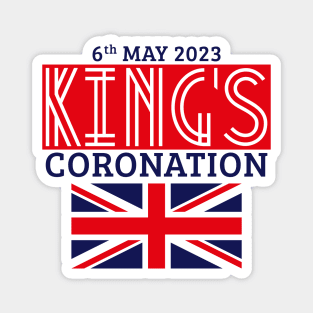 King’s Coronation, 6th May 2023 (Red) Magnet