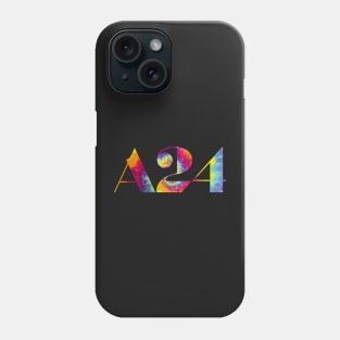 A24 tie dye logo Phone Case