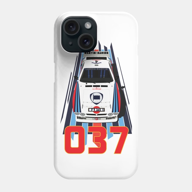 037 Rally Phone Case by AutomotiveArt