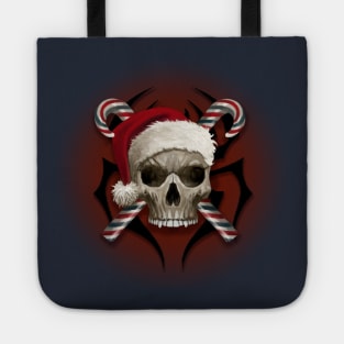 Christmas Skull Tote