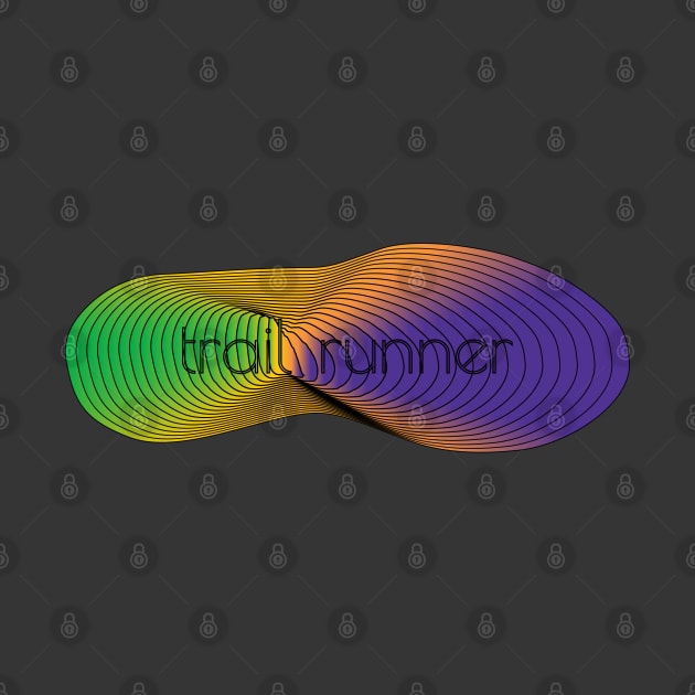 Trail Runner Shoe - Green/Purple/Orange by Nuft