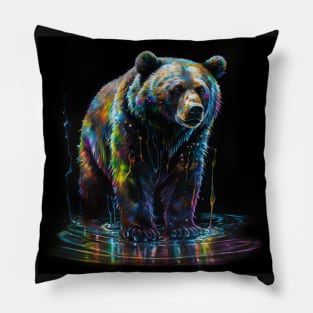 Rainbow Bear Pillow