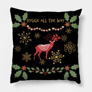 Hygge Christmas, Hygge All The Way Pillow