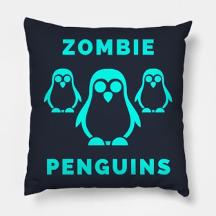 Zombie Penguins Pillow