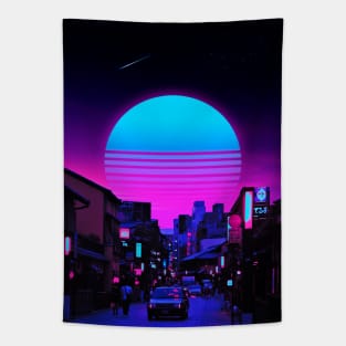 Cyber city Tapestry