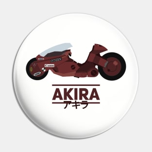 Akira - Kaneda's Bike flat design Pin