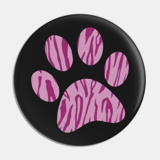 Pink Tiger Print Pin