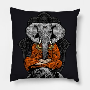 Zen Elephant Pillow
