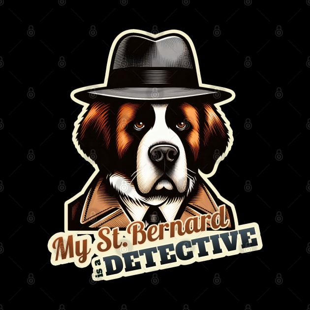 St. Bernard Detective by k9-tee