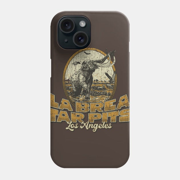 La Brea Tar Pits 1977 Phone Case by JCD666