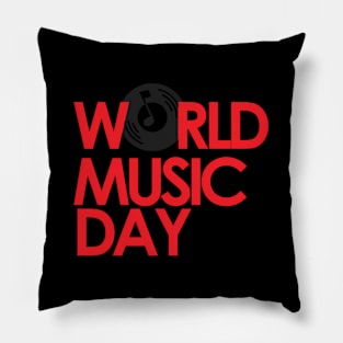 World Music Day Pillow