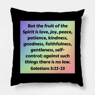 Bible Verse Galatians 5:22-23 Pillow