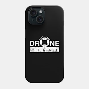 Drone pilot white Phone Case