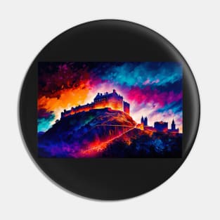 Edinburgh Castle in Scotland Pin