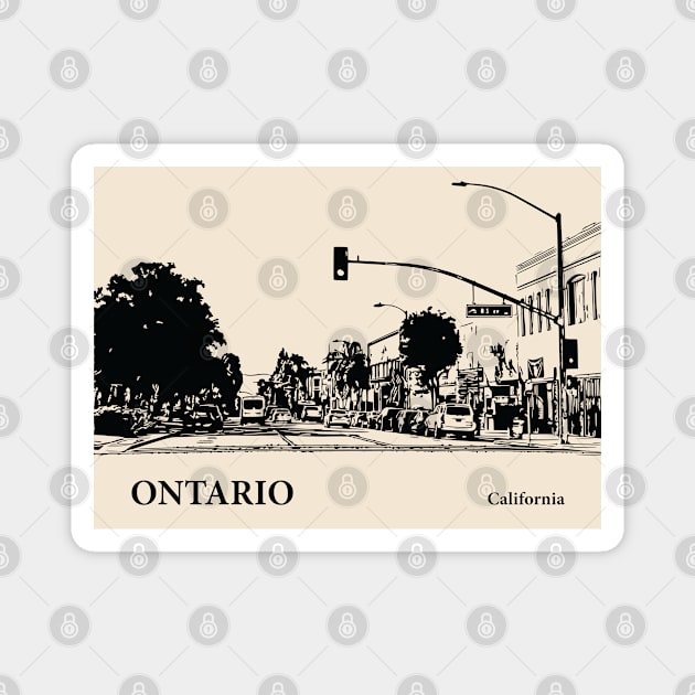 Ontario - California Magnet by Lakeric