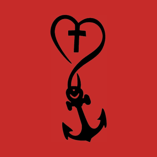 Cross Heart Anchor 2 T-Shirt